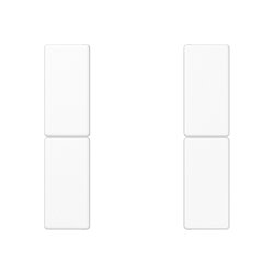 Jung Tastensatz 2fach, F50, Serie AS/A, alpinweiß...