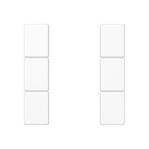 Jung Tastensatz 3fach, F50, Serie AS/A, alpinweiß A503TSAWW