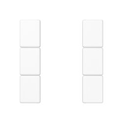 Jung Tastensatz 3fach, F50, Serie AS/A, alpinweiß...