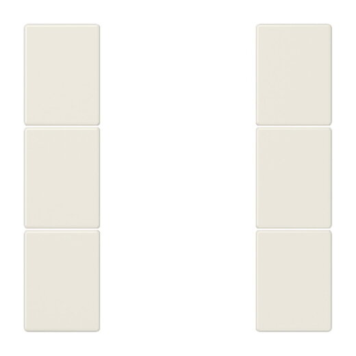 Jung Tastensatz 3fach, F50, Serie LS, weiß LS503TSA