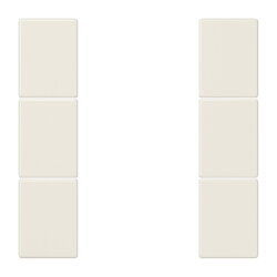 Jung Tastensatz 3fach, F50, Serie LS, weiß LS503TSA