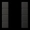 Jung Tastensatz 4fach, F50, Serie LS, anthrazit (lackiertes Aluminium) AL2504TSAAN