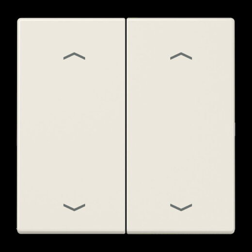 Jung Wippe 2fach, mit 4 Pfeilsymbolen, Duroplast, Serie LS, weiß LS995MP