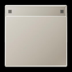 Jung Wippe 1fach, mit Schriftfeld, Serie LS, Edelstahl...