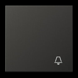 Jung Wippe 1fach, Symbol Klingel, Aluminium lackiert,...