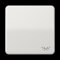 Jung Wippe 1fach, Symbol Licht, Duroplast, Serie CD, lichtgrau CD590LLG