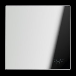 Jung Wippe 1fach, Symbol Licht, Metall verchromt, Serie...