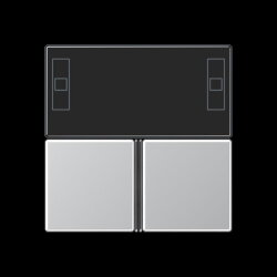 Jung Tastensatz 3fach, F40 Raumcontroller, Serie A,...