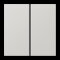 Jung Tastensatz 2fach, F40, Serie LS, lichtgrau LS402TSALG