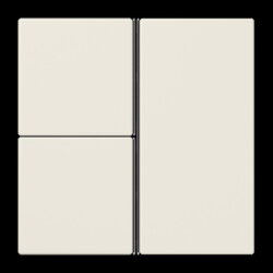 Jung Tastensatz 3fach, F40, Serie LS, weiß LS403TSA