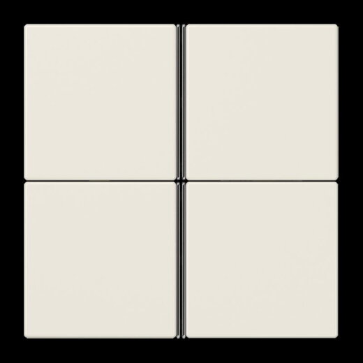 Jung Tastensatz 4fach, F40, Serie LS, weiß LS404TSA