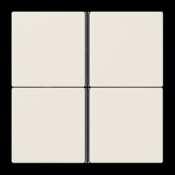 Jung Tastensatz 4fach, F40, Serie LS, weiß LS404TSA