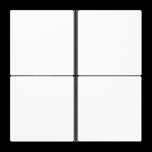 Jung Tastensatz 4fach, F40, Serie LS, alpinweiß LS404TSAWW