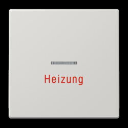 Jung Wippe 1fach mit Lichtleiter, Heizung, Duroplast,...