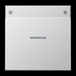 Jung Wippe 1fach mit Lichtleiter, mit Schriftfeld, Serie...