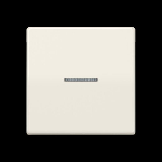 Jung Wippe 1fach mit Lichtleiter, Thermoplast, Serie AS, weiß AS591KO5BF