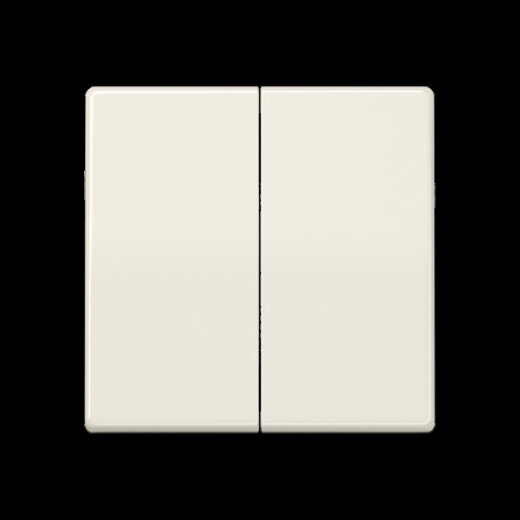 Jung Wippe 2fach, Thermoplast, Serie AS, weiß AS591-5BF