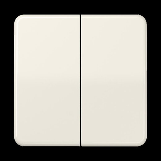 Jung Wippe 2fach, Duroplast, Serie CD, weiß CD595