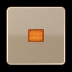 Jung Wippe 1fach mit Kalotte, Aluminium eloxiert, Serie...