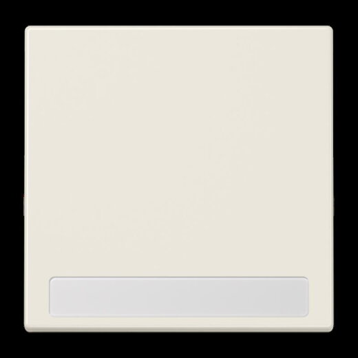 Jung Wippe 1fach, mit Schriftfeld, Duroplast, Serie LS, weiß LS990NA