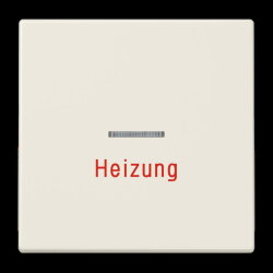 Jung Wippe 1fach mit Lichtleiter, Heizung, Duroplast,...