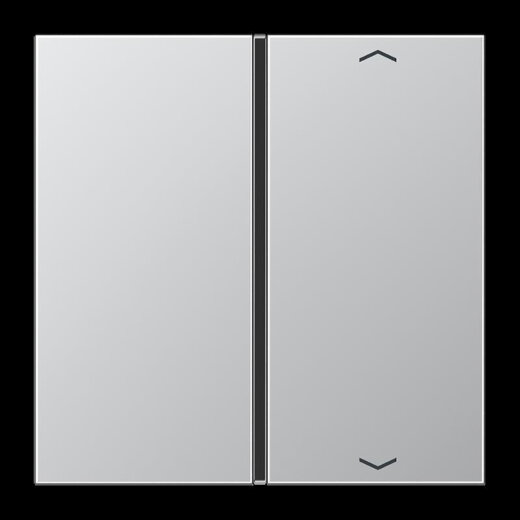 Jung Taste 1fach, mit Pfeilsymbolen, F40, Serie LS, Aluminium AL2401TSAP