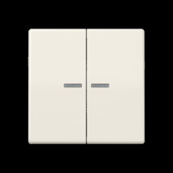 Jung Wippe 2fach mit Lichtleiter, Duroplast, Serie AS,...