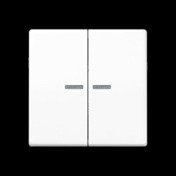 Jung Wippe 2fach mit Lichtleiter, Duroplast, Serie AS,...