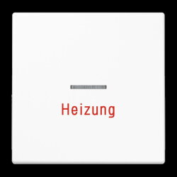 Jung Wippe 1fach mit Lichtleiter, Heizung, Duroplast,...