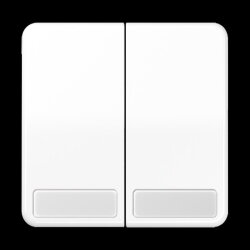 Jung Wippe 2fach, mit Schriftfeld, Duroplast, Serie CD,...