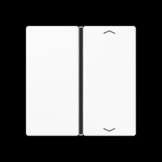 Jung Taste 1fach, mit Pfeilsymbolen, F40, Serie A, alpinweiß A401TSAPWW