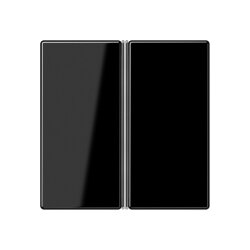 Jung Tastensatz 2fach, F40, Serie A, schwarz A402TSASW