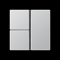 Jung Tastensatz 3fach, F40, Serie A, aluminium A403TSAAL