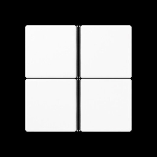 Jung Tastensatz 4fach, F40, Serie AS/A, alpinweiß A404TSAWW