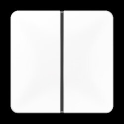 Jung Tastensatz 1fach, F40, Serie CD, alpinweiß...