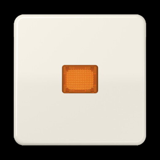 Jung Wippe 1fach mit Kalotte, Thermoplast, Serie CD, weiß CD590KOBF