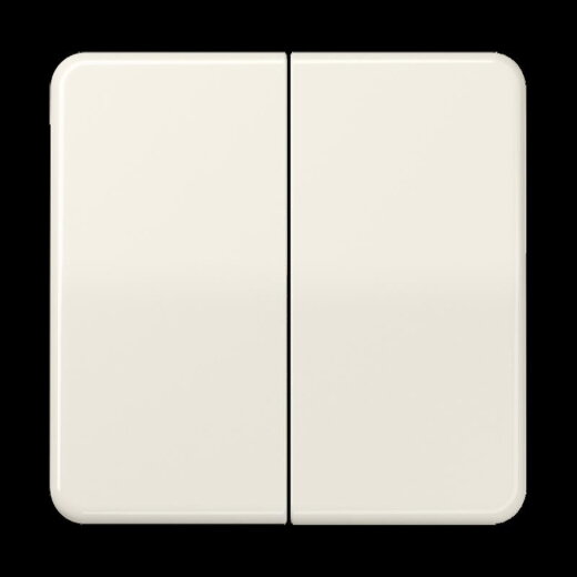 Jung Wippe 2fach, Thermoplast, Serie CD, weiß CD595BF