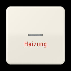 Jung Wippe 1fach mit Lichtleiter, Heizung, Duroplast,...