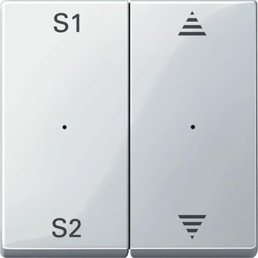 Merten Serienwippe MEG5227-0319 2fach polarweiss glaenzend