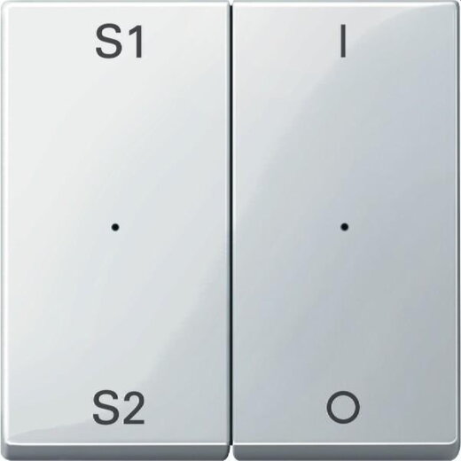 Merten Serienwippe MEG5228-0319 2fach polarweiss glaenzend