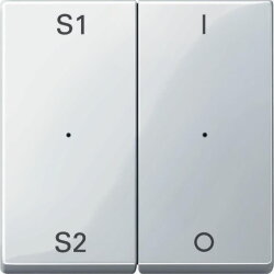 Merten Serienwippe MEG5228-0319 2fach polarweiss glaenzend