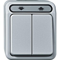 Merten Rolladentaster MEG3755-8019 1polig polarweiss