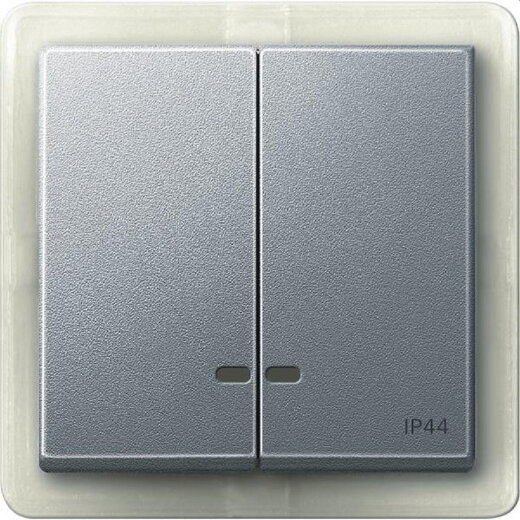 Merten Serienwippe MEG3424-0460 IP44 aluminium System M