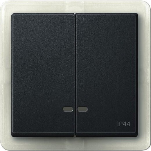 Merten Serienwippe MEG3424-0414 IP44 anthrazit System M