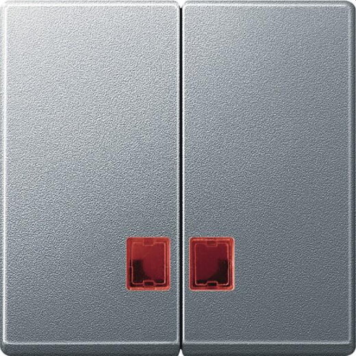 Merten Serienwippe MEG3456-0460 aluminium System M