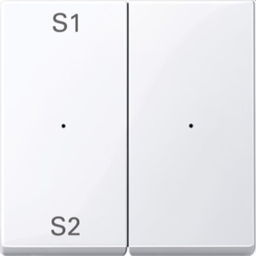 Merten Serienwippe MEG5226-0325 2fach aktivweiss glaenzend