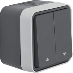 Berker Jalousietaster M3mit Wippe W.1 grau