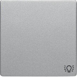 Berker Wippe M3Symbol Licht Q1/Q3 alu samt lackiert