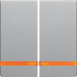 Berker Wippe M3mit Linse Q1/Q3 alu samt lackiert