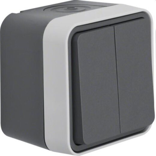 Berker Serientaster M350753515 lichtgrau